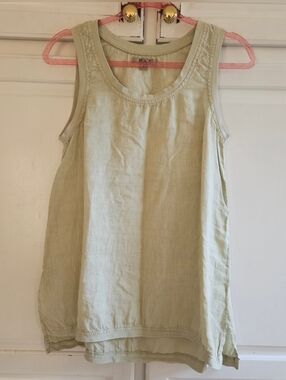 Flax Sleeveless Linen Tank Top P